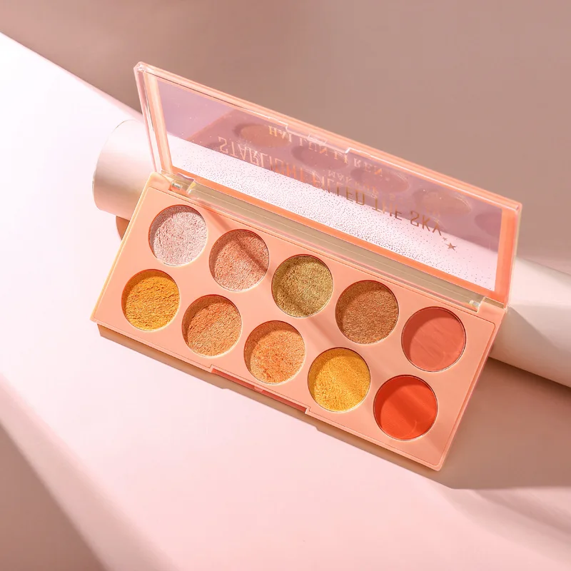 
 Новинка, Лидер продаж, оптовая продажа, картонная палитра теней для век с высоким пигментом, 10 цветов  