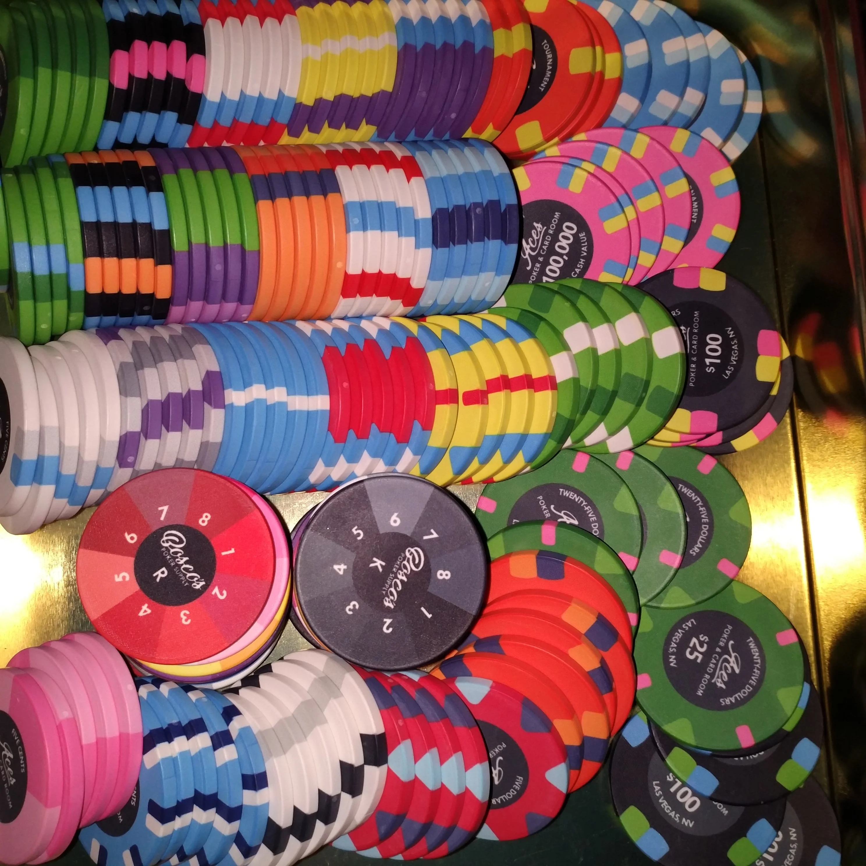 10Gカスタムメイドセラミックポーカーチップトーナメントゲームや現金