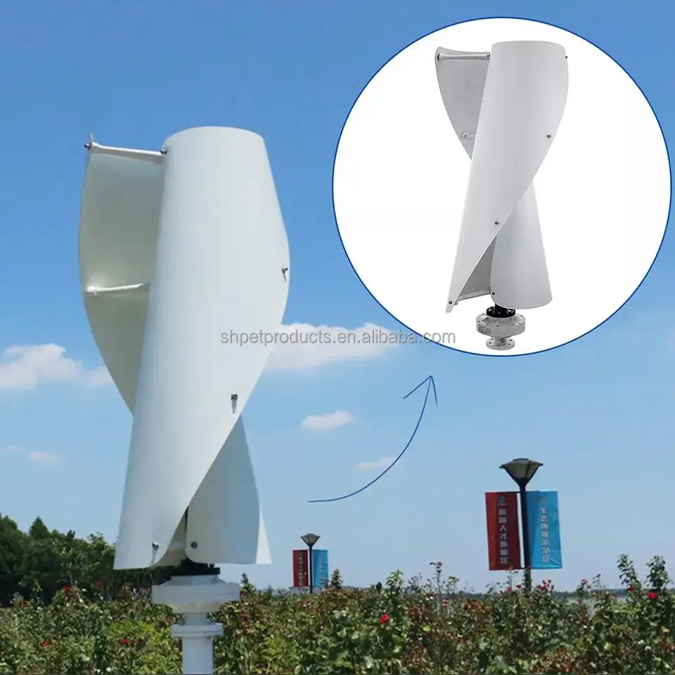 300w 400w 500w Vertical Wind Turbine Small Vertical Wind Power