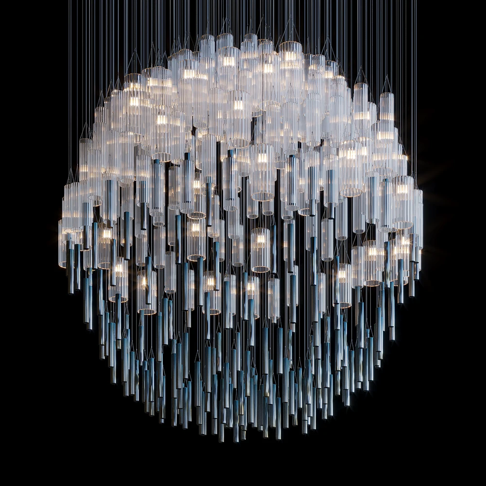 Large Chandelier for the Banquet Hall - Art Decor Pendant
