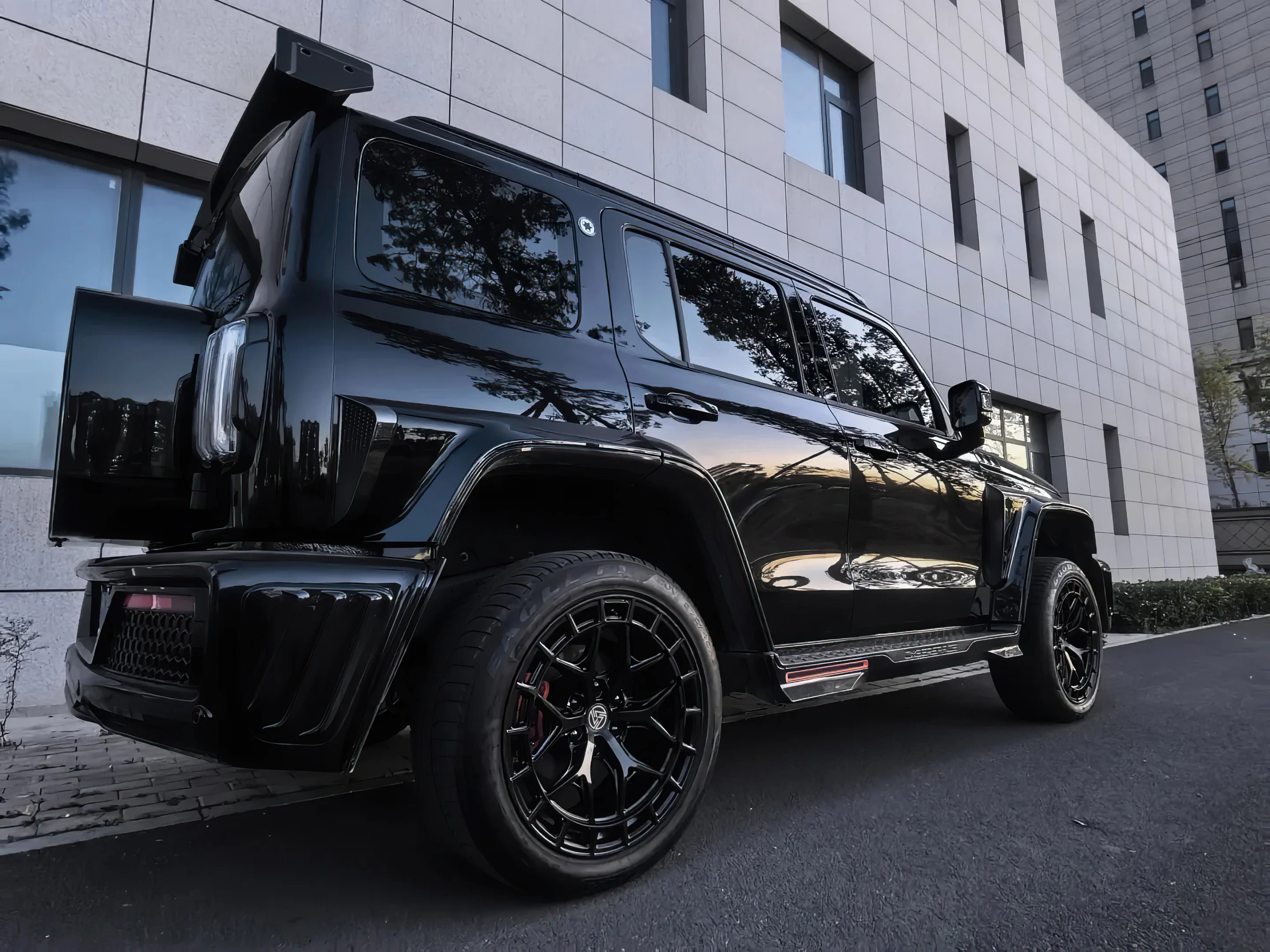 XL 20x10 Custom Forged Deep Concave Wheels 6x139.7 Black Multi-Spoke Rims for Offroad Truck Forged Off-road Wheels - Image 5