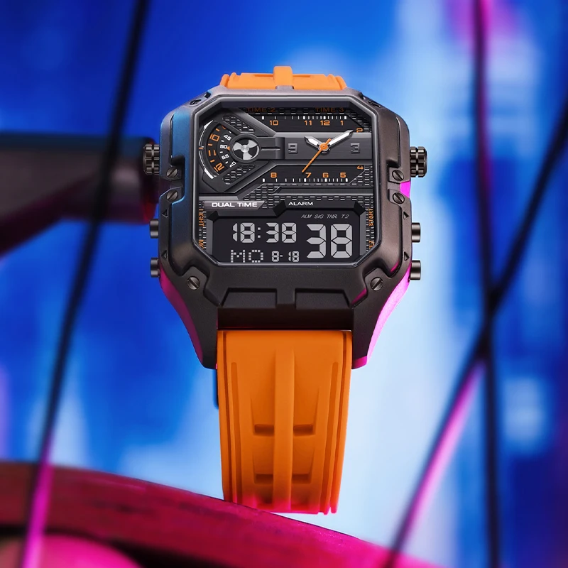 LILUOKE Man Watch Quartz Movement Waterproof Watches for Man Summer Rejos