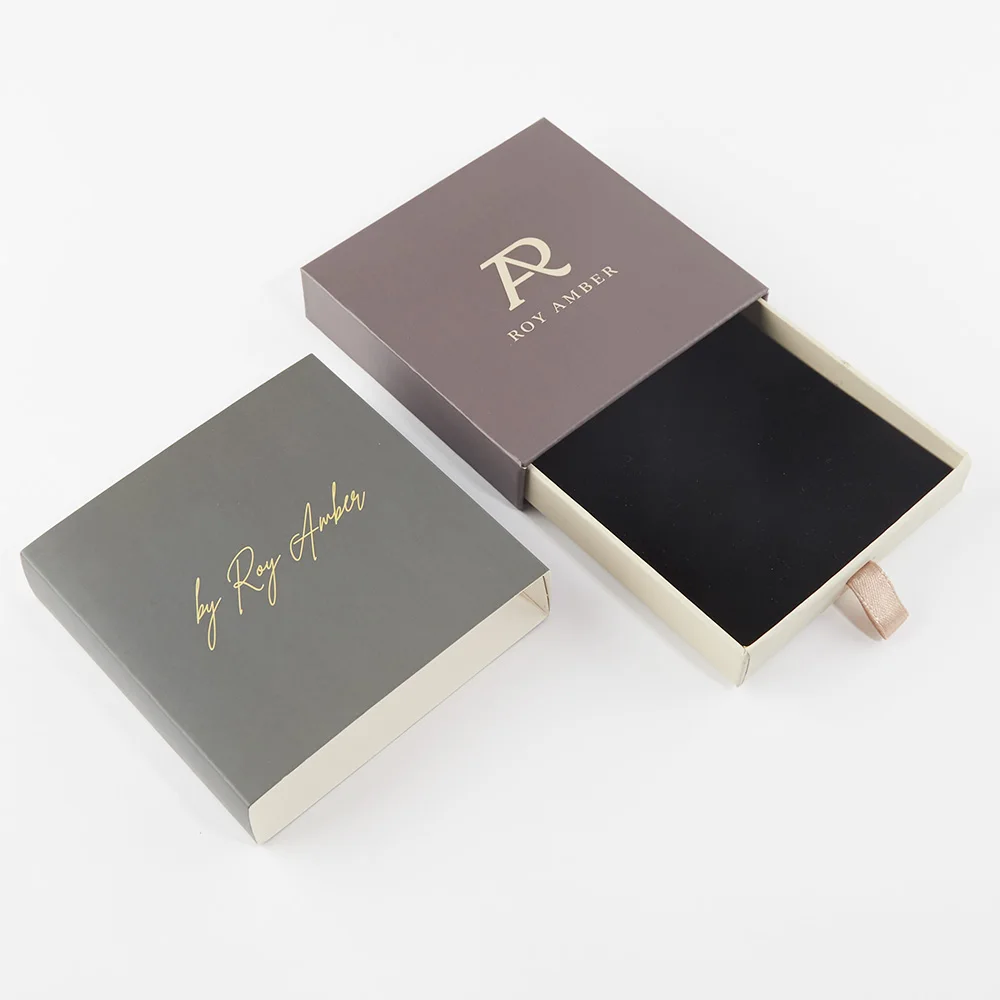 Luxury Men's Ring Box | Custom Printed Kraft Paper Packaging | Diamond Bijoux Case with Hot Seller Design