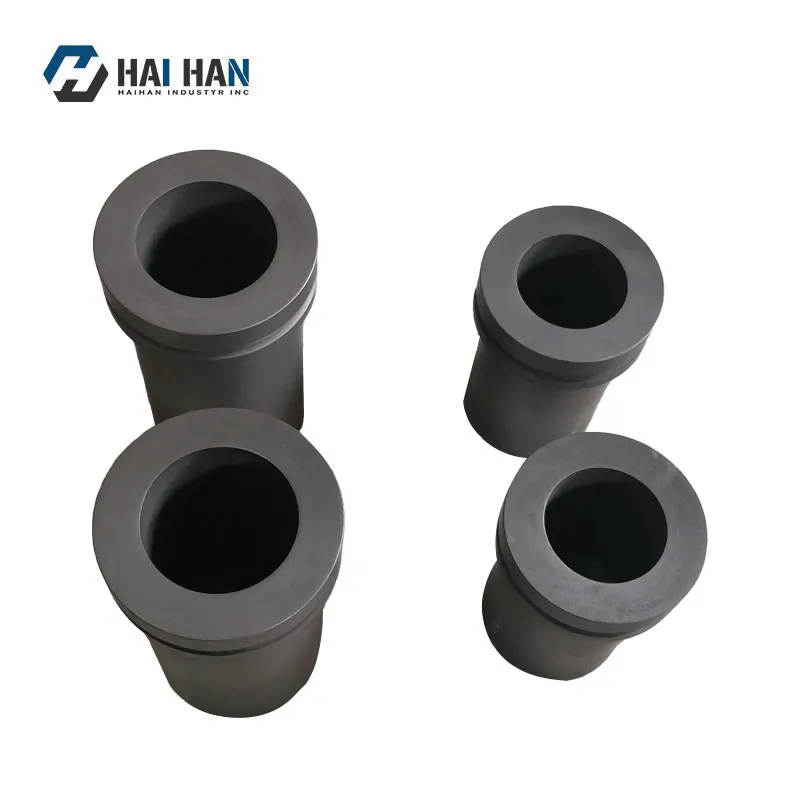 High Density high temperature resistant graphite crucible for sale
