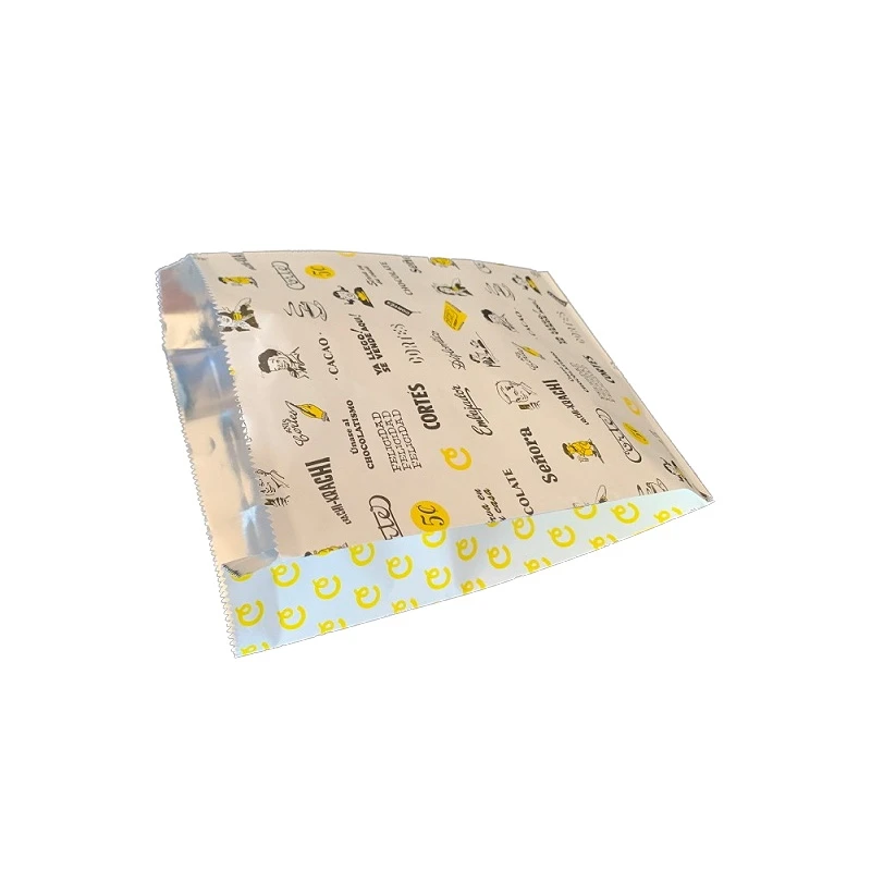 Foil Paper Carry Doner Kebab Fried Food Disposable Bag