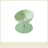 Green tall base bowl