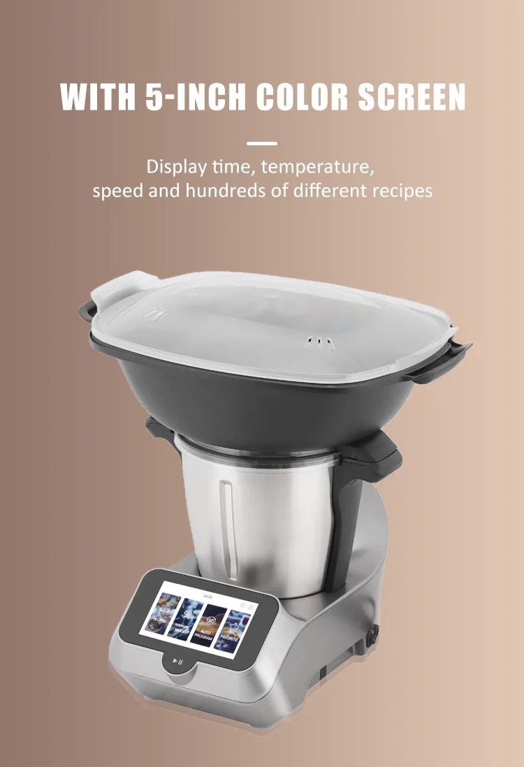 7 Inch Touch Screen 3.5L Thermomix Kithcen Cooking Robot with WiFi