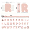 Pink-S(30 letters+1 collar)