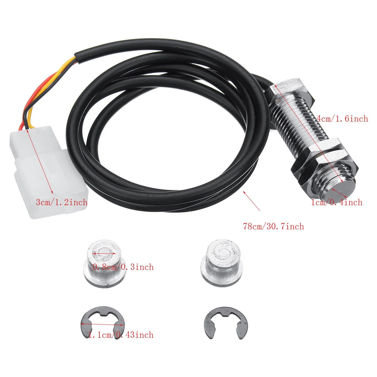 ELING 52mm Gasoline Diesel Fuel Oil Level Gauge Meter 0-190ohm 12/24V With Stainless Cover