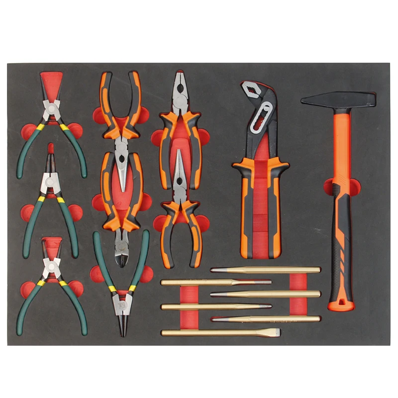 Srunv J1a44234 234pcs Tool Trolley With Crv Tools,Professional 7 Drawer Tool For Auto