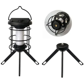 led vintage ambient portable light hanging lamp + bracket  stepless adjusted use for outdoor