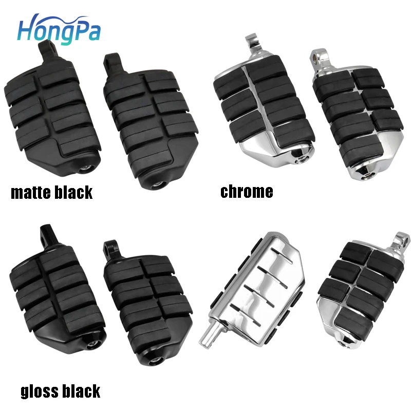 Pedane Poggiapiedi per Moto Highway Pegs Compatibili con Harley Davidson Street Glide Softail & Dyna