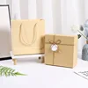 Etiqueta redonda de papel Kraft; 20*20*9 (Caja de regalo Bolsa de regalo)