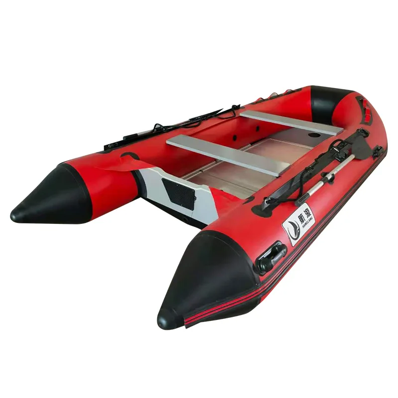 10.8ft 3.3m Aluminum Floor Inflatable Pvc Fishing Boat Inflatable Boat
