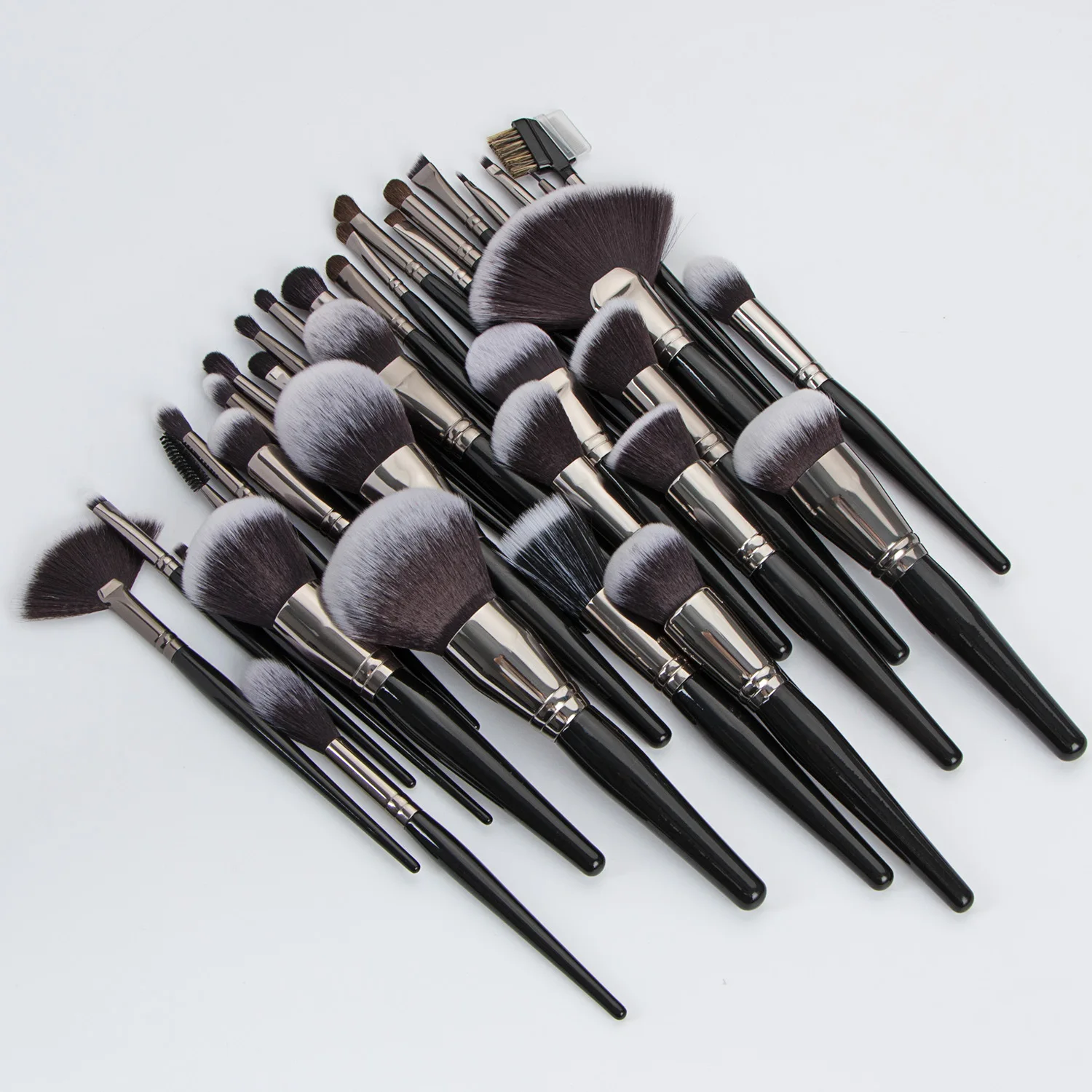 High Grade 36pcs Black Luxury Makeup Brush Set Kit Wholesale Wood ...