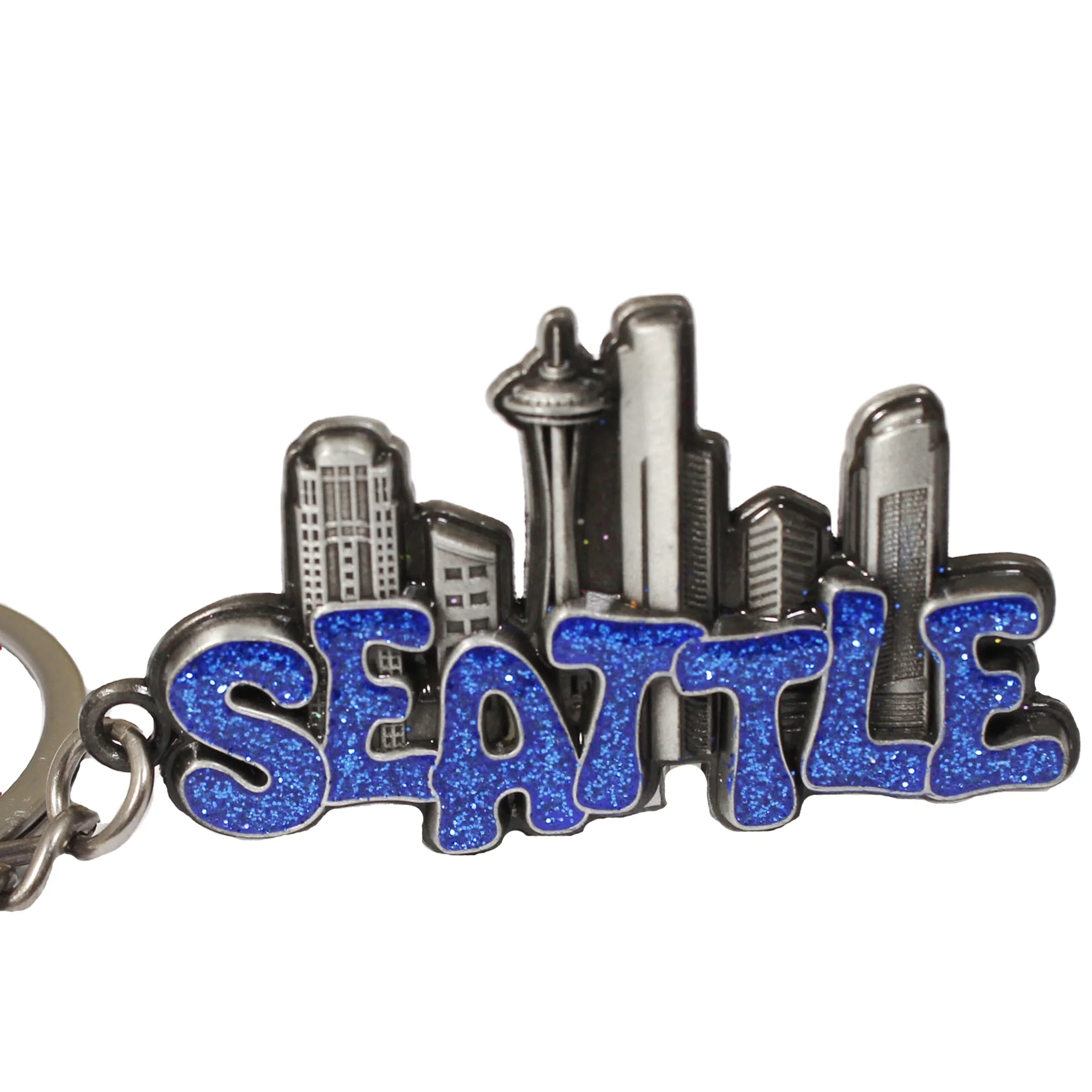 豪華な新しいアメリカのお土産シアトルギフトキーチェーンカスタム