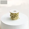[Perles dorées claires] Perles de chaîne 10m
