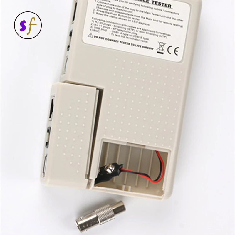 4 в 1, Многофункциональный тестер сетевых и кабельных кабелей RJ45/RJ11/USB/BNC
