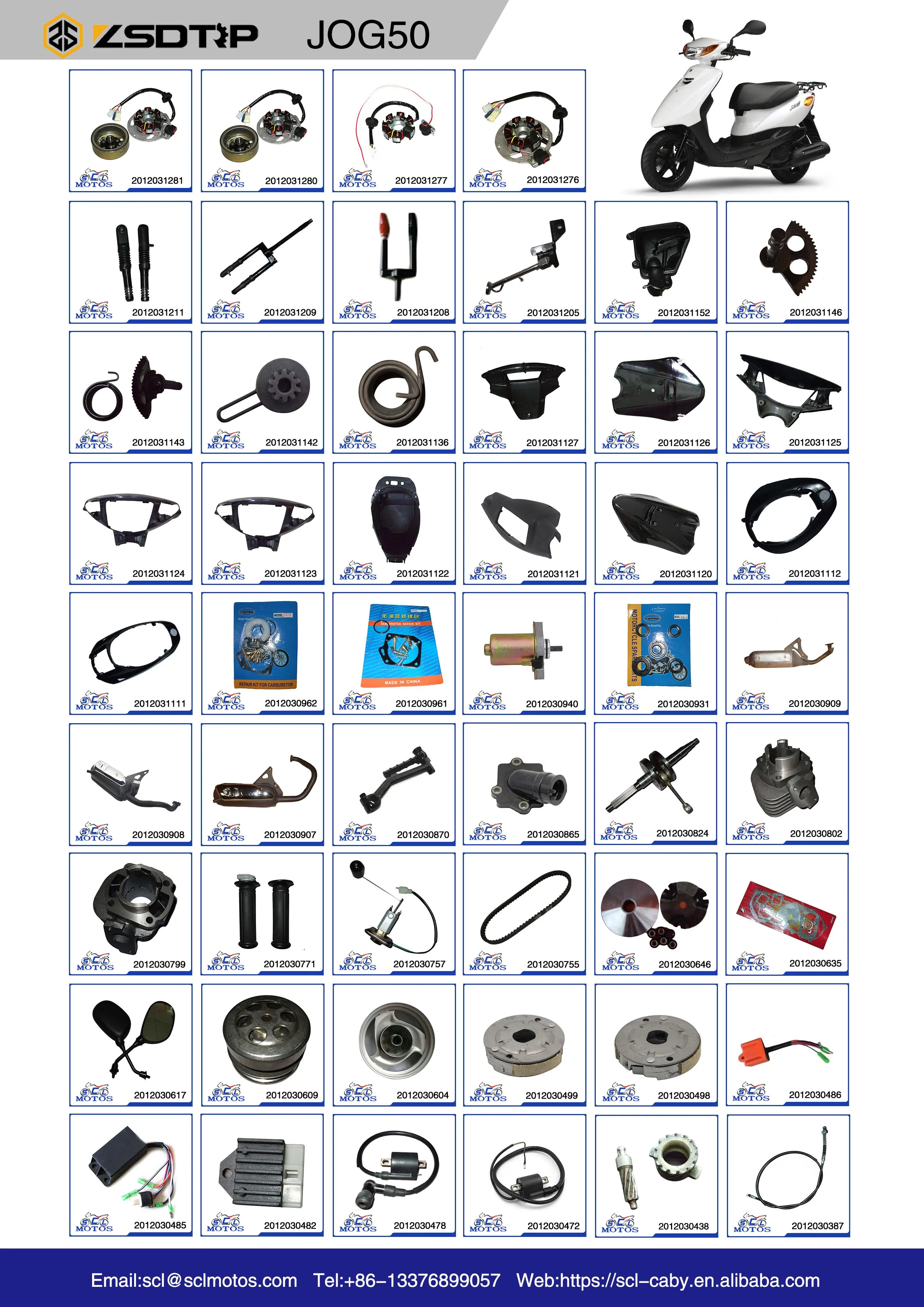 Front Combination Light Assy Motorcycle Accessory Normal Glass 27V Headlight Wholesale CE50 Jog(27V) Customize Front Head Light