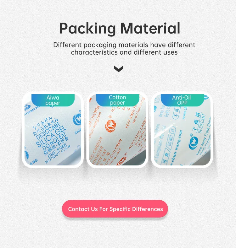 Food Grade 5g Food Safe Desiccant Packs For Dried Fruit White Silica