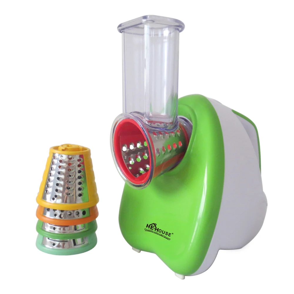 Salad Maker - Electric Shredder, Slicer, Chopper, & Shooter with One-Touch  Control and 5 FREE Attachments 