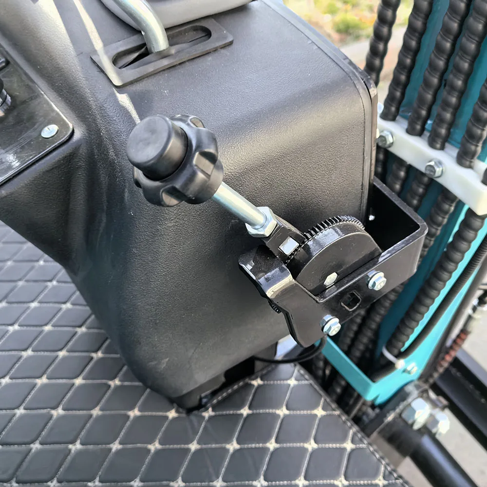 Robust 16HP Mini Excavator Adjustable Seat Hydraulic System for Construction Narrow Lane Operations Core Motor Included
