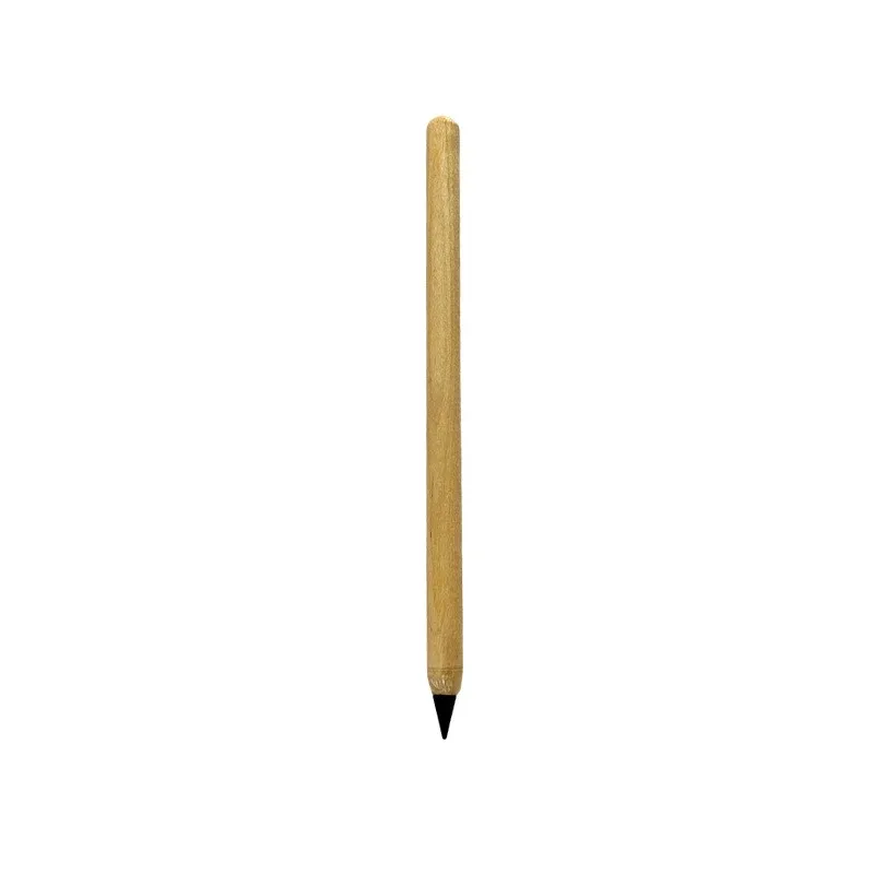 Wooden Infinity Pencil Reusable Everlasting Pencil Replaceable Nib