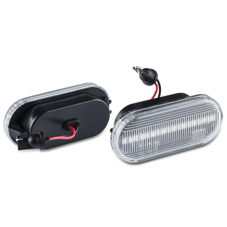 Clear Lens Dynamic Sequential LED Side Marker Indicator signal Light for SEAT Ibiza 6L Cordoba Toledo Leon 1M