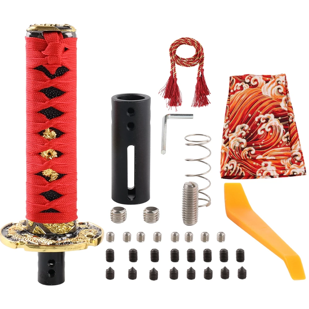Pommeau De Levier De Vitesse Manuel 5/6 Vitesses, Accessoire Universel Pour Voiture Avec 3 Adaptateurs 94929244