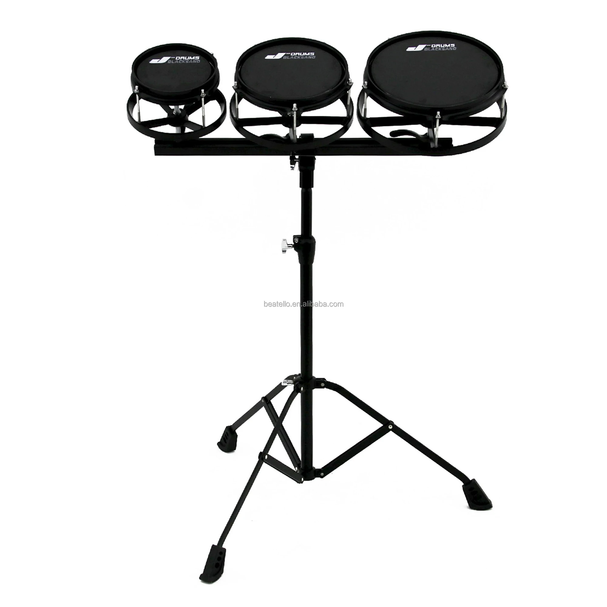 Beatello JBK 3Pc Roto Toms Drum Set - 6'', 8'', 10'' Toms with