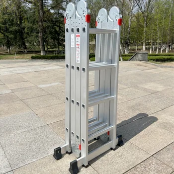 1.5mm 1.2mm 1.0mm Different Thickness Multifunctional Aluminum Folding Combination Ladder