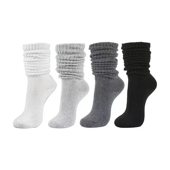 Slouch Socks Tall Stacked Slouchy Socks Warm Cotton Blend Long Calf Socks