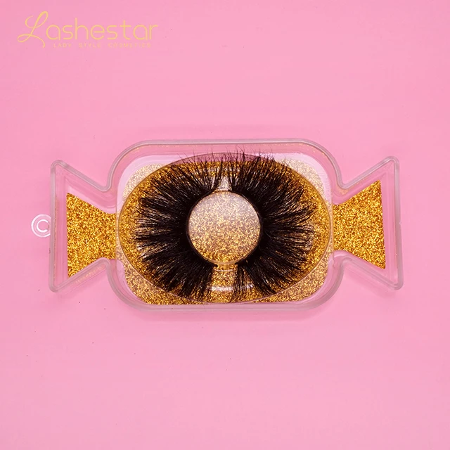 Фирменная 3d коробка для натуральных норковых ресниц SYF012 25 мм, норковые ресницы с комплектом ресниц