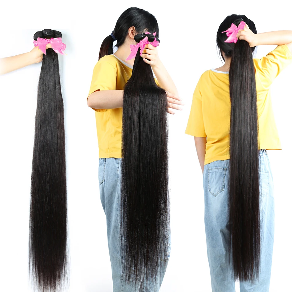 Wholesale 10a 12a 40inch Mink Virgin Brazilian Remy Human Hair Bundle