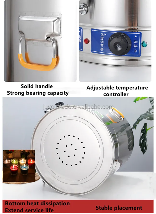 50 L Aromatherapy Candle Soy Wax Melter Machine Wax Melting Barrel