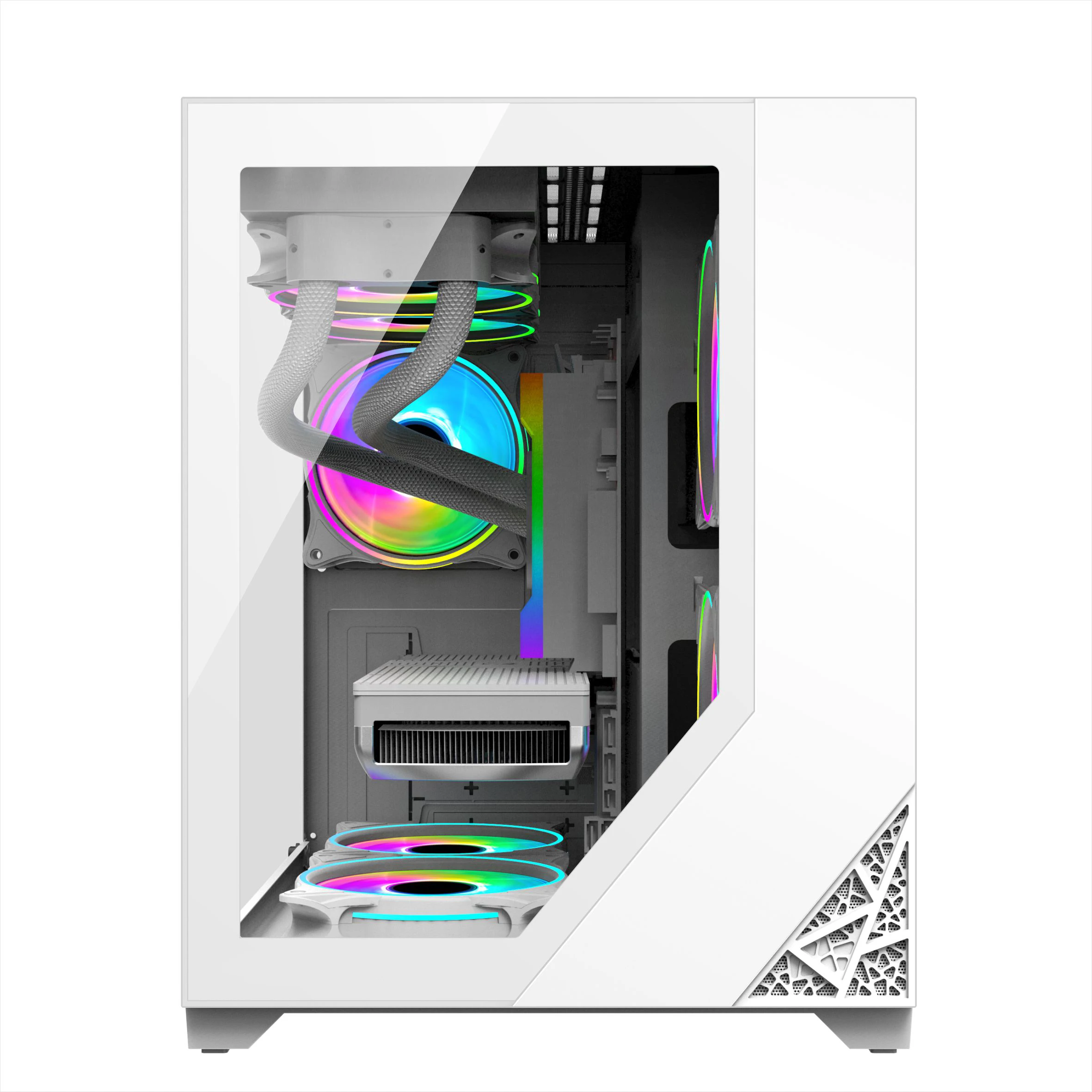 Customized M-ATX PC Gaming Case with Side Panel Window & OEM