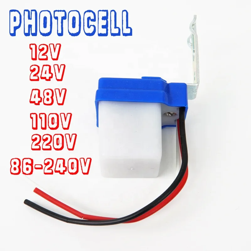 Adjustable Daylight Photocell Switch Photoelectric Light Control Sensor for Daylight Lighting