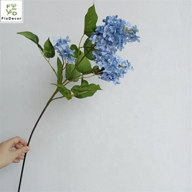 High Quality Artificial Silk Lilac Clove Flower in Purple White Blue New Arrival for Christmas Valentine's Day Easter Occasions