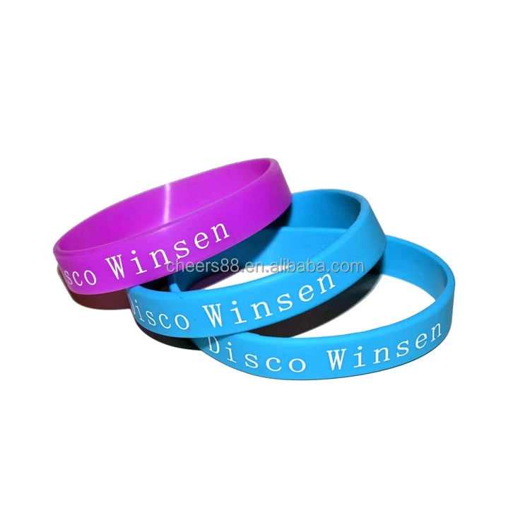 Sedex Factory Made Silicon Personalized Bracelet Advertising Rubber