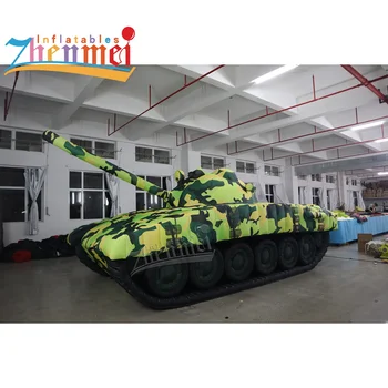 Zhenmei Factory Price Inflatable Tank Inflatable Tank Model For outdoor military decoys Display