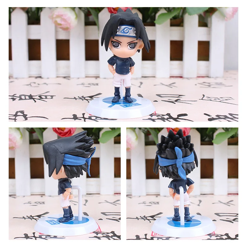 6 Peças Figura Naruto Sasuke Kakashi Itachi Dos Desenhos Animados Modelo  Figuras Boneca - Desconto no Preço