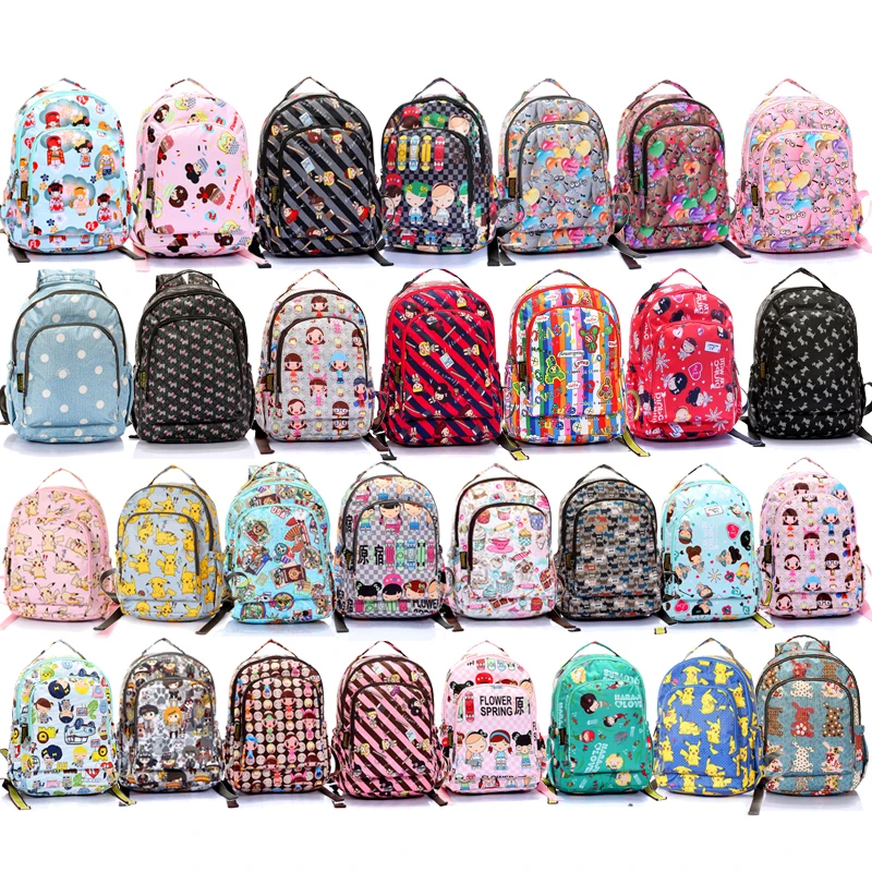 Printing Custom New Design Korean Cute Backpack Primary Child Cartoon Japanese School Bag