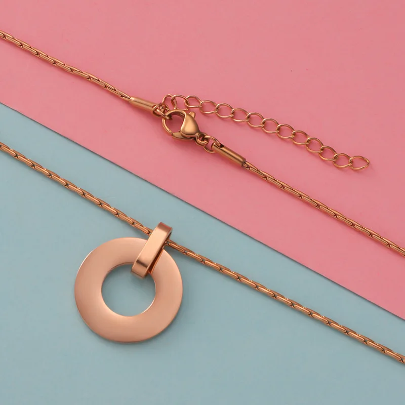 Custom Logo Stainless Steel Necklace