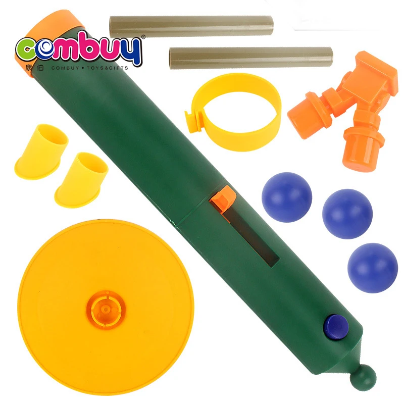 Shooting Gun Game Kids Play Electric Ping Pong Cannon Toy