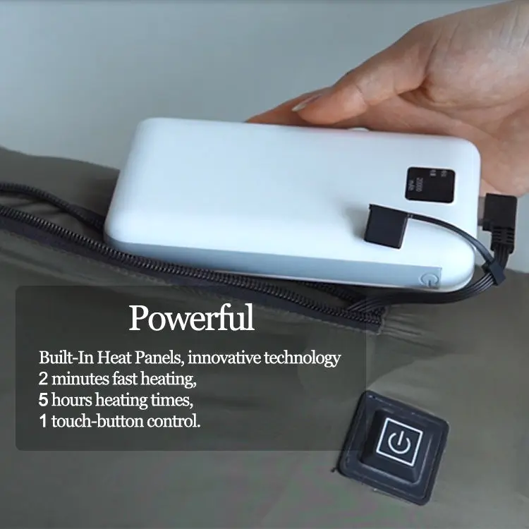 Outdoor Travel 12v Portable Waterproof Electric Blanket Usb Heated