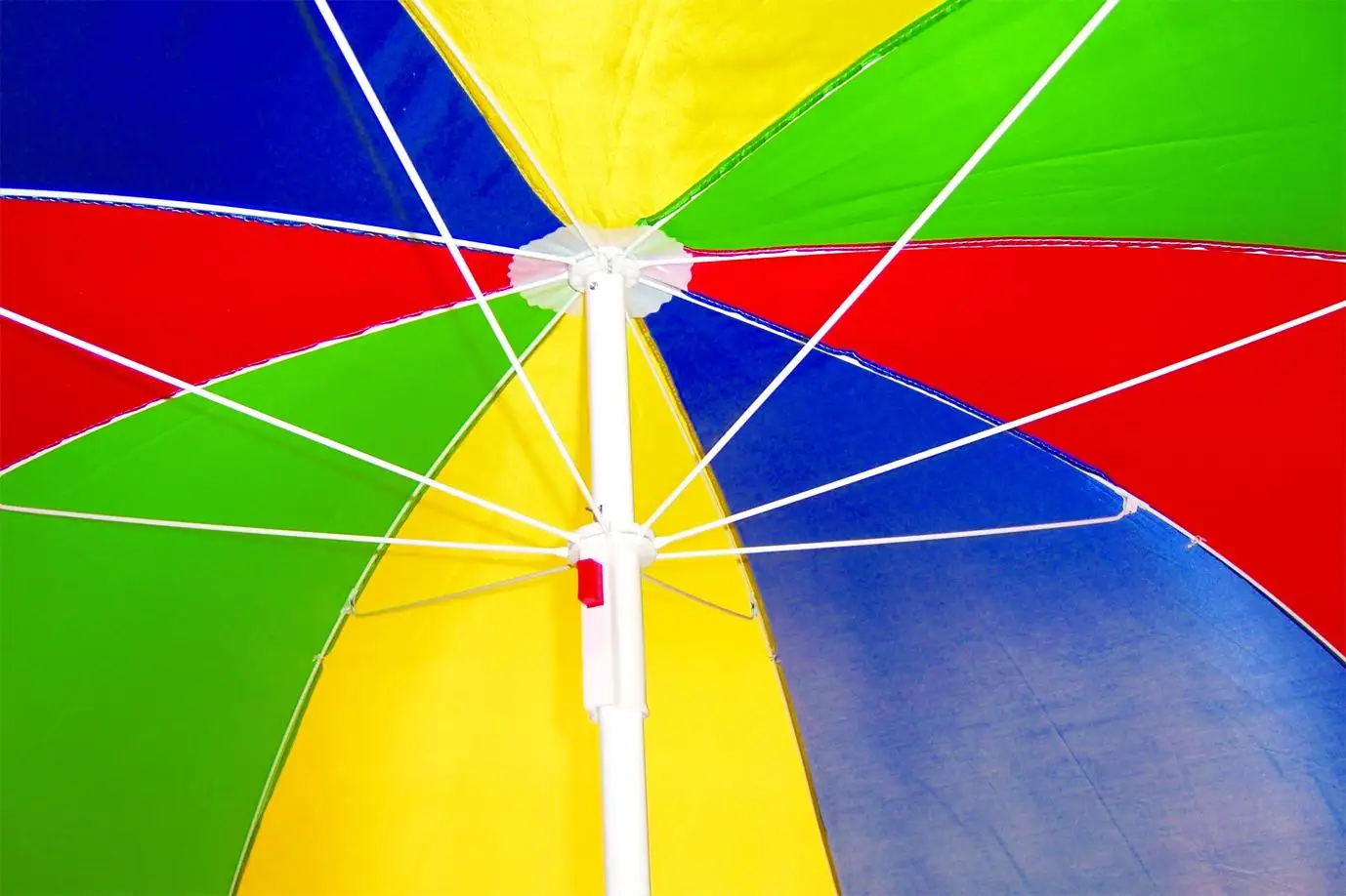 4 Color Combination Beach Umbrella