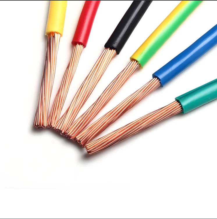 Copper core PVC insulated cloth wire for daily appliances,instruments and telecommunication equipment