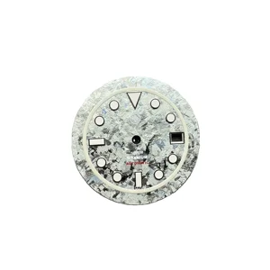 Custom Made Crystallized Titanium Watch Dial For OEM Designs High Quality Watch Parts Dial With Super Luminous