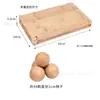 Jeu d'échecs pliable en bambou avec pierres précieuses [48 perles rondes en bois]