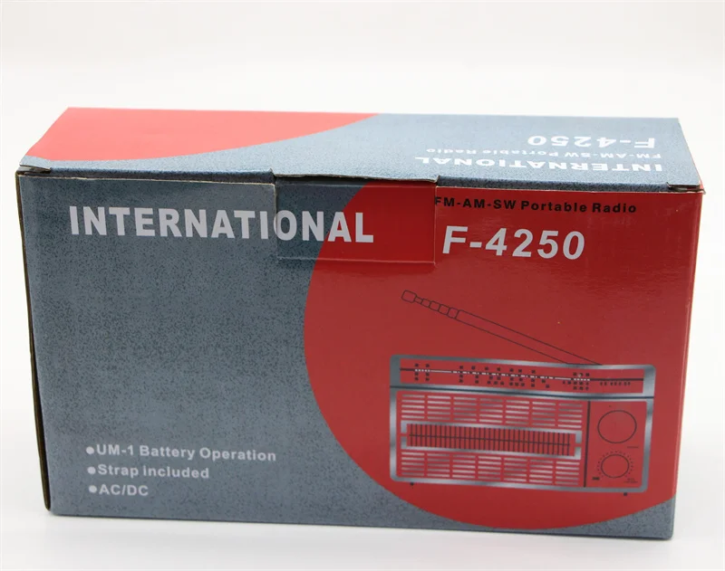 2024 экологически чистый Abs Высокочувствительный портативный Ac Dc мощность 5 диапазонов Fm радио портативный Кемпинг Am Fm радио с антенной